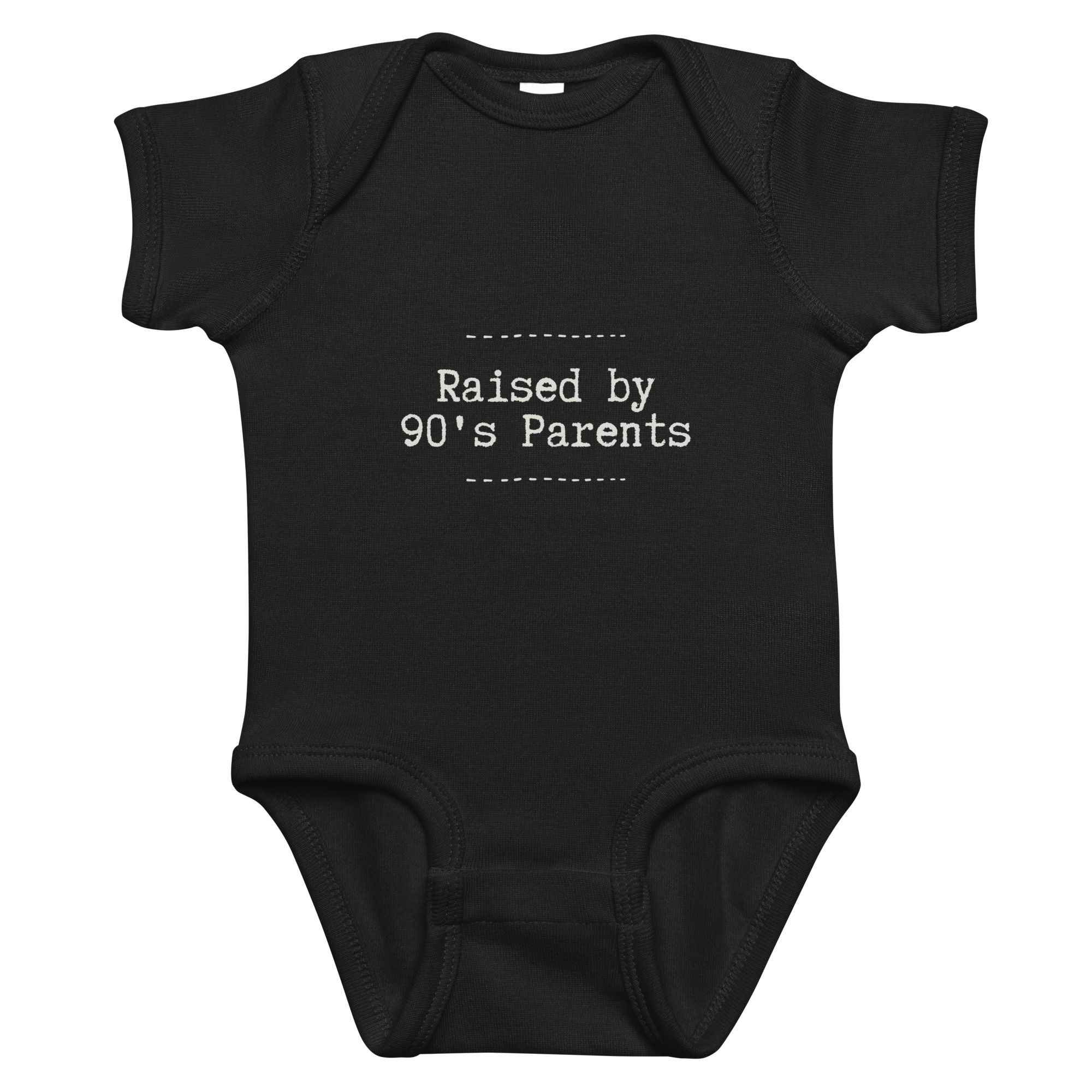 Infant Bodysuit "Raised by 90s Parents" – Retro Baby Onesie